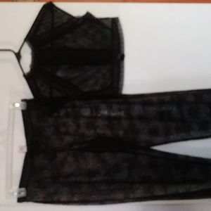 Lace lounge wear